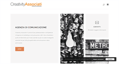 Desktop Screenshot of creativityassociati.com
