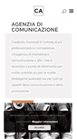 Mobile Screenshot of creativityassociati.com