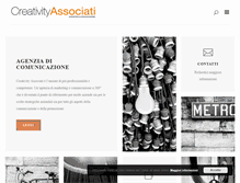 Tablet Screenshot of creativityassociati.com
